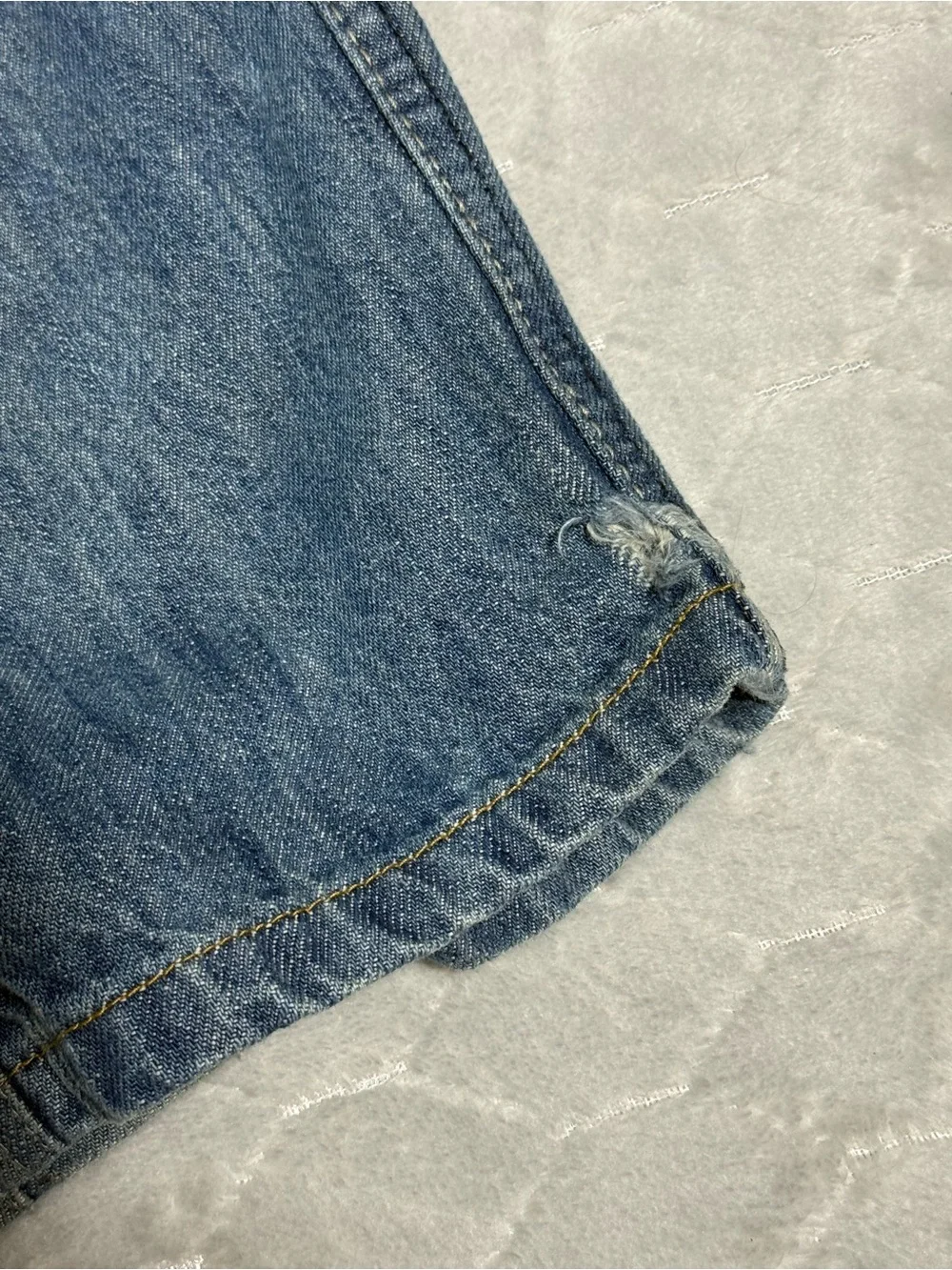 Iron Workers Motorcycle Riding Jeans 42x32 Mesh Lined Double Knee Denim